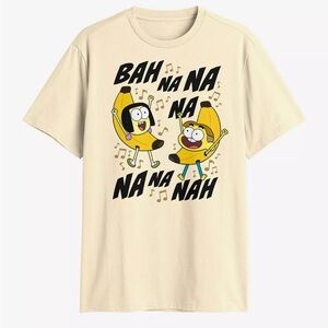 Disney Big City Greens Banana Song Graphic Short Sleeve T-Shirt Size Small